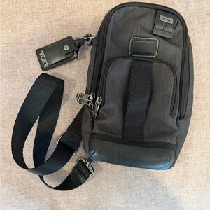 Tumi Charcoal Sling for Men/Women